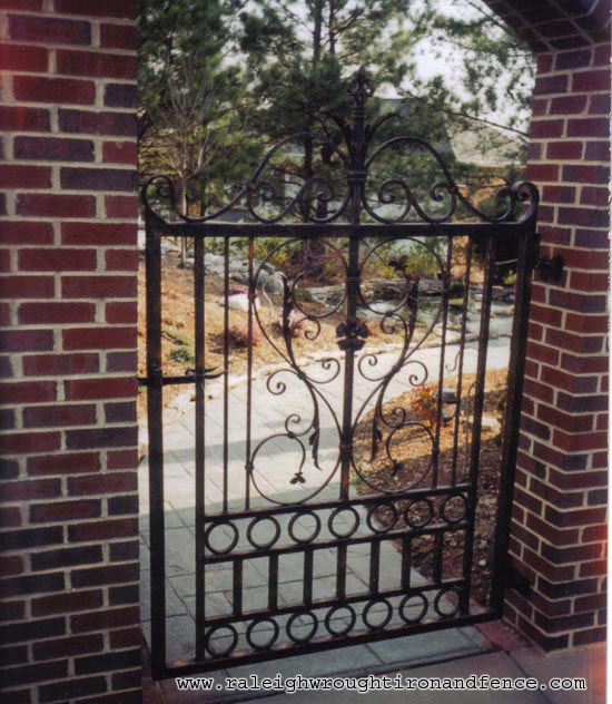 Raleigh Wrought Iron and Fence Co. Custom Wrought Iron Gates in Raleigh